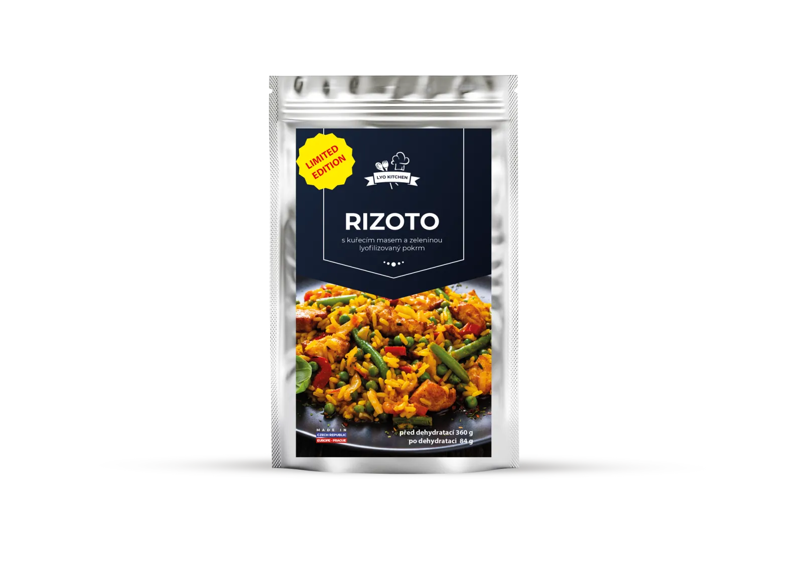 FDC Lyofilizované jídlo - Rizoto se zeleninou masem a rýží 84g
