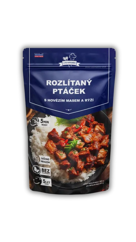 FDC Lyo Rozlítaný ptáček s rýží 91g