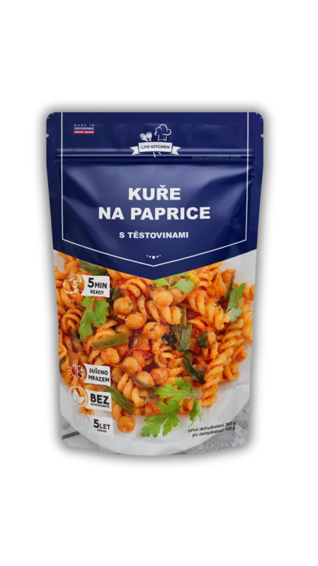 FDC Lyo Kuře na paprice s těstovinami 100g