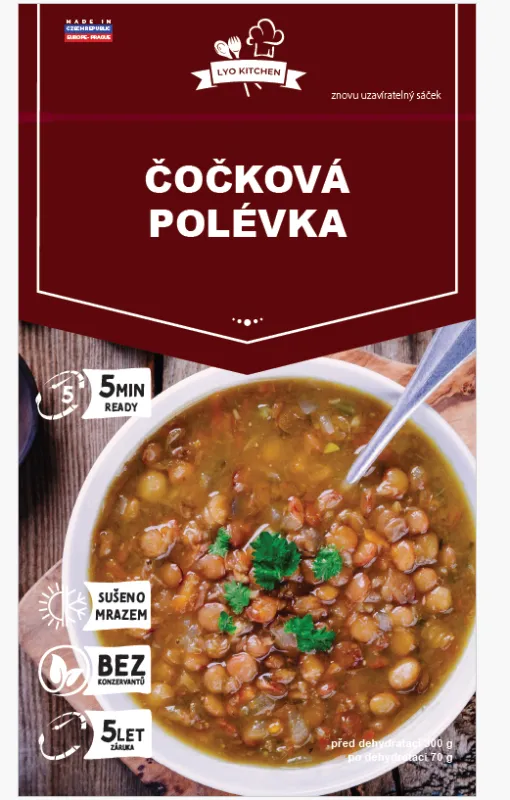 FDC Lyofilizovaná Čočková polévka 70g
